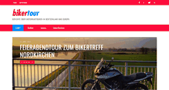 Desktop Screenshot of bikertour.info