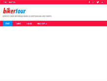 Tablet Screenshot of bikertour.info